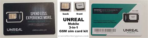 unreal sim card